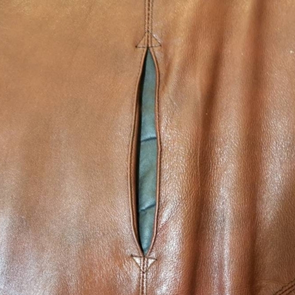 VTG PACO RABANNE LEATHER JACKET PARIS 70S DISCO RETRO STUDIO 54 CLUB DESIGNER - Picture 5 of 8